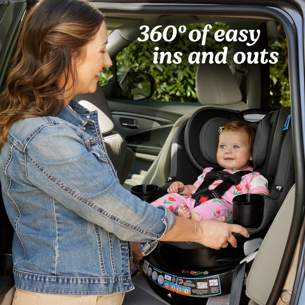 2 modes, design fin - Siège auto convertible GRACO EasyTurn 360