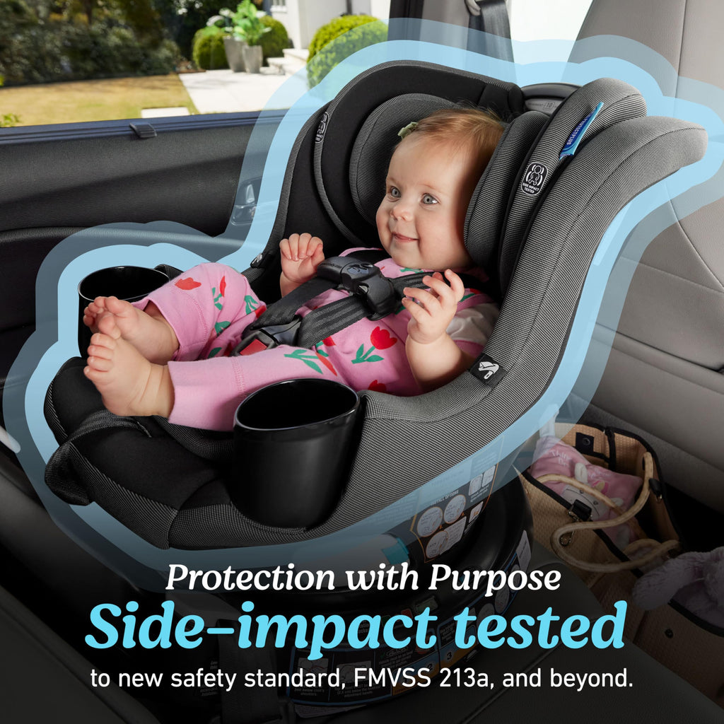 2 modes, design fin - Siège auto convertible GRACO EasyTurn 360